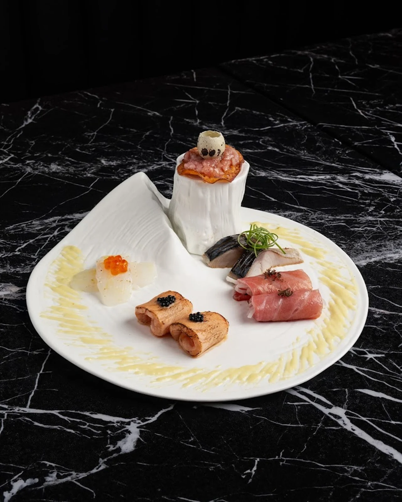 Japanese sushi specialties served at Churasuko